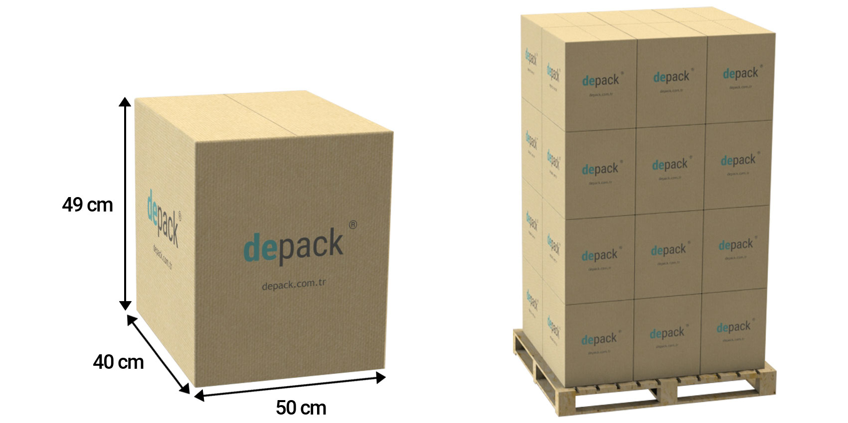 Depack Packaging Big Box and Pallet